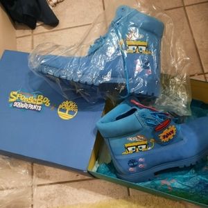 SIZE 11 RARE SPONGE BOB TIMBERLAND